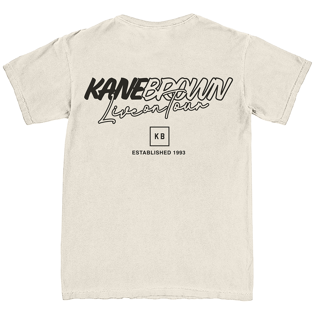 Live on Tour Tee - Natural