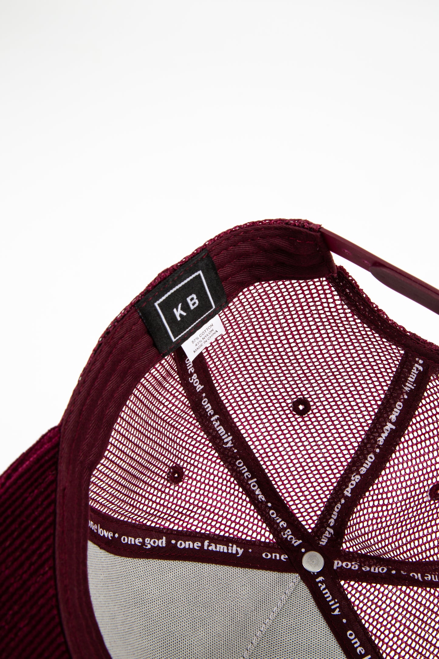 FAMILY Hat - Maroon Corduroy