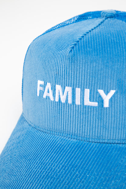 FAMILY Hat - Blue Corduroy