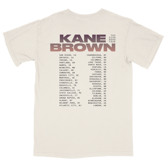 The High Road Tour Tee - Cream