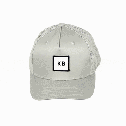 KB Patch Trucker Hat - Grey