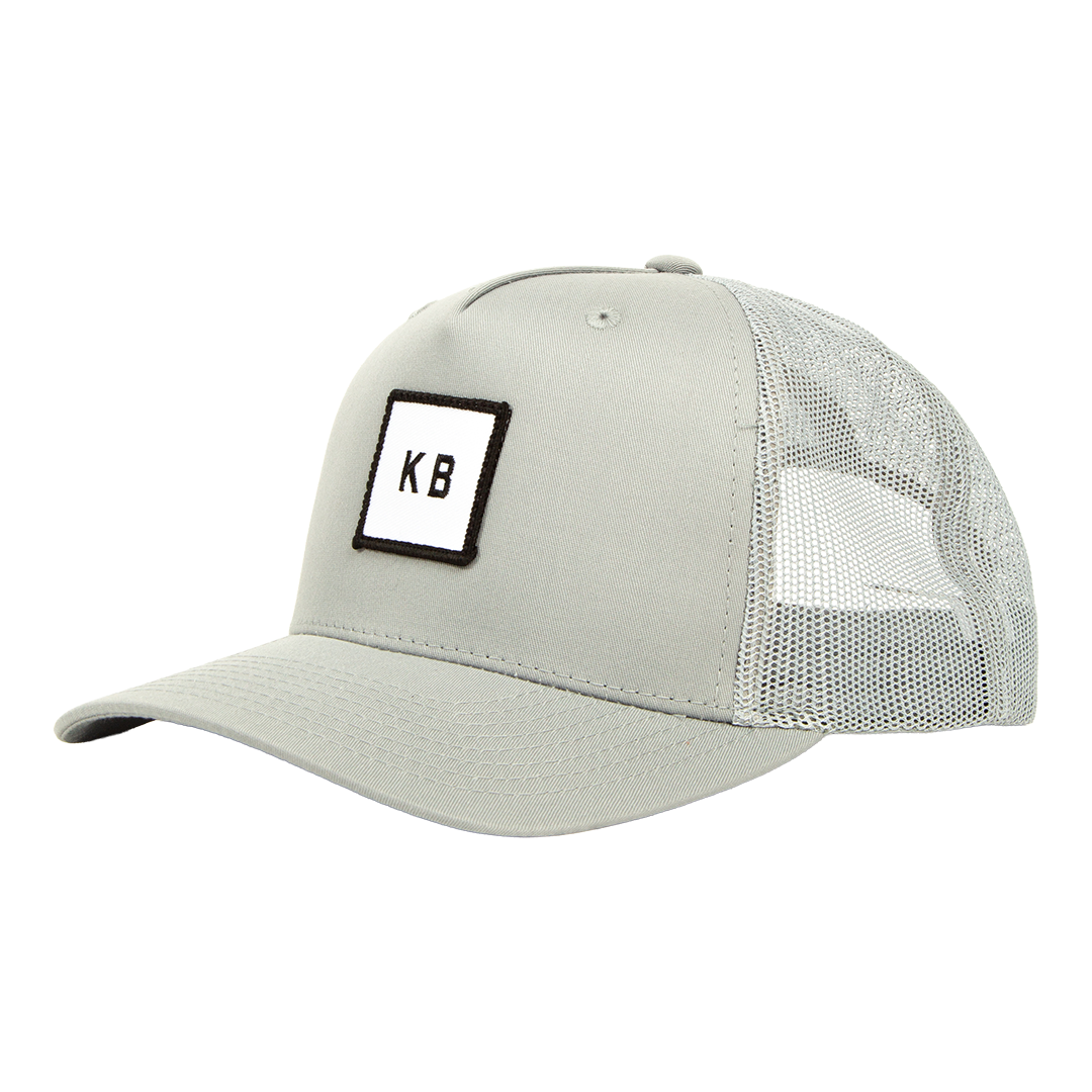 KB Patch Trucker Hat - Grey