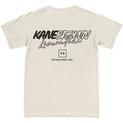 Live on Tour Tee - Natural