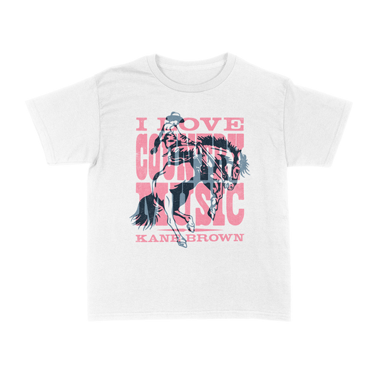 Like I Love Country Music Youth Tee