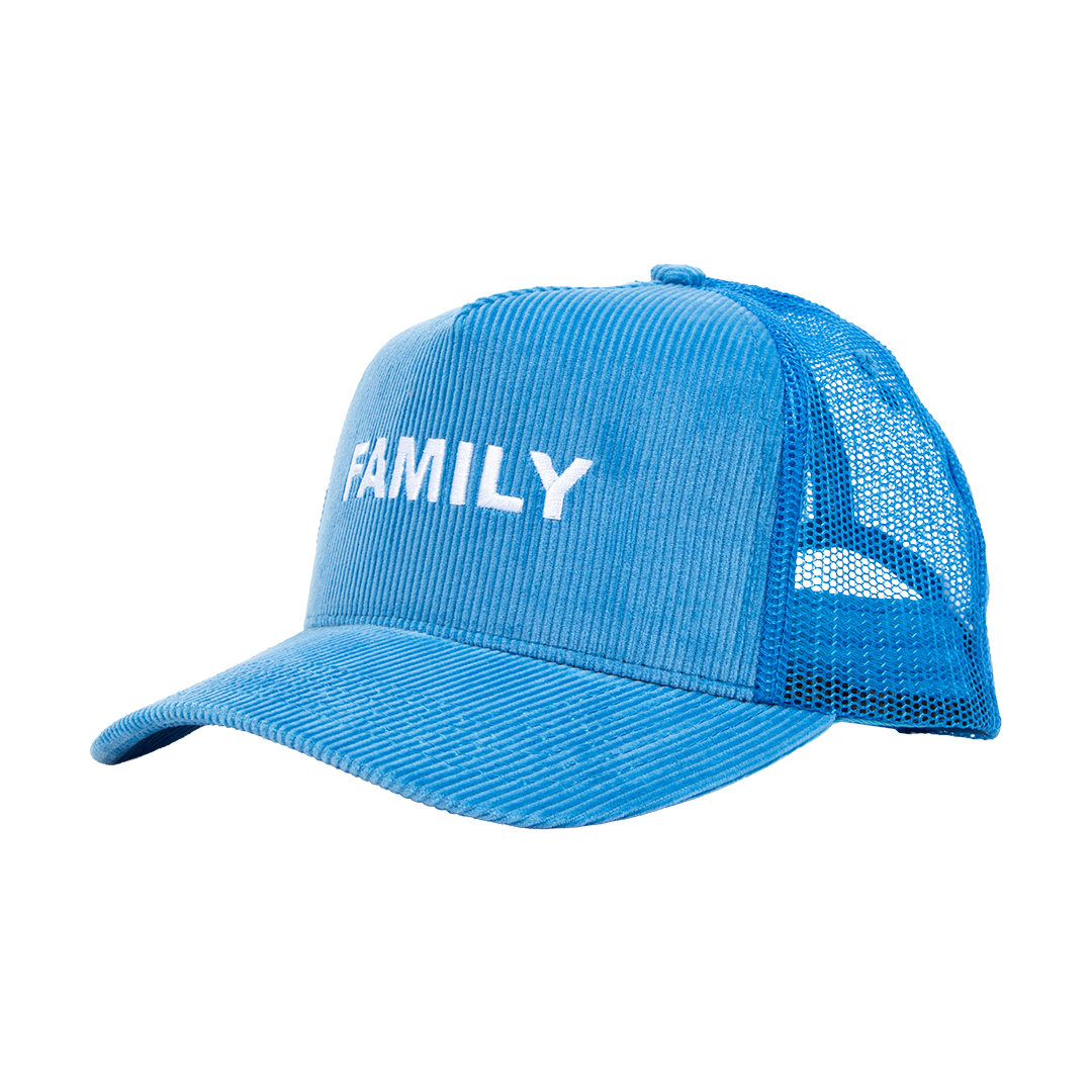 FAMILY Hat - Blue Corduroy