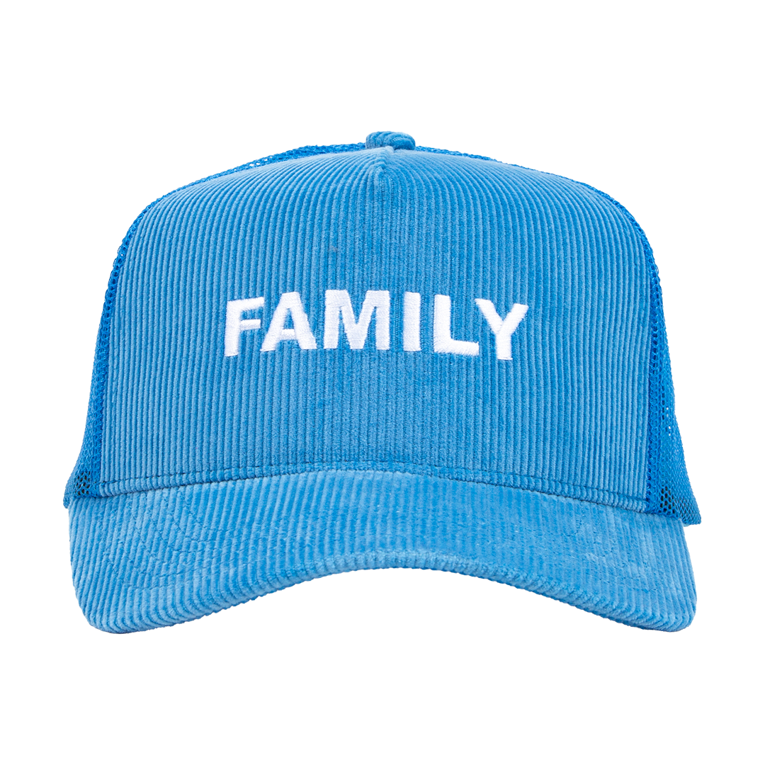 FAMILY Hat - Blue Corduroy