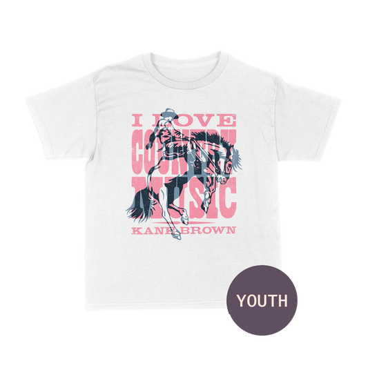 Like I Love Country Music Youth Tee