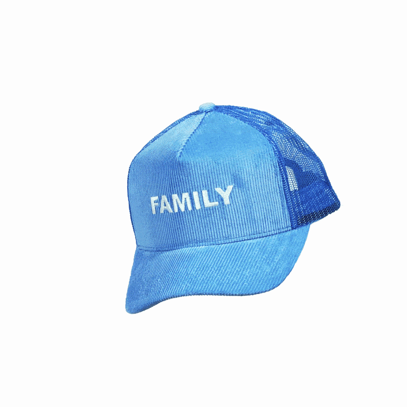 FAMILY Hat - Blue Corduroy