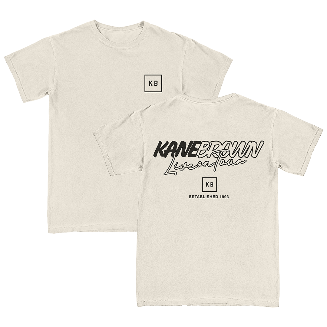 Live on Tour Tee - Natural